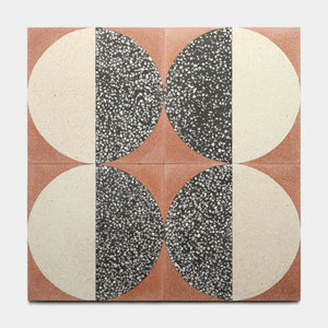 Highball Rust 12x12 Terrazzo