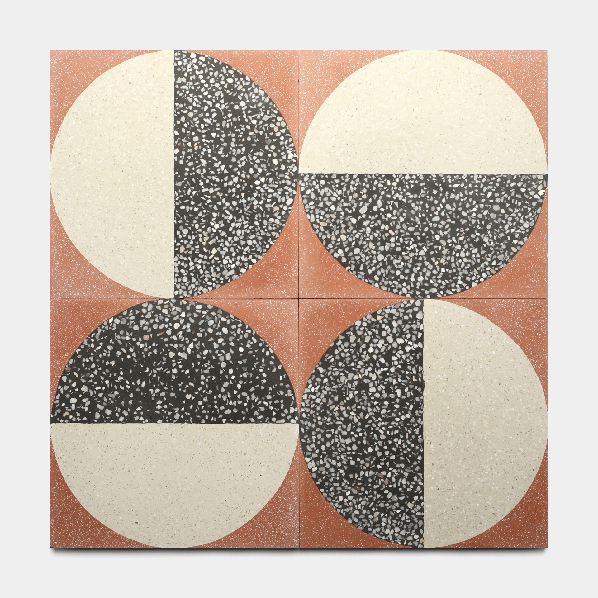 Highball Rust 12x12 Terrazzo