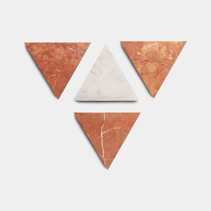 Isola In Carrara Rosso Alicante Marble