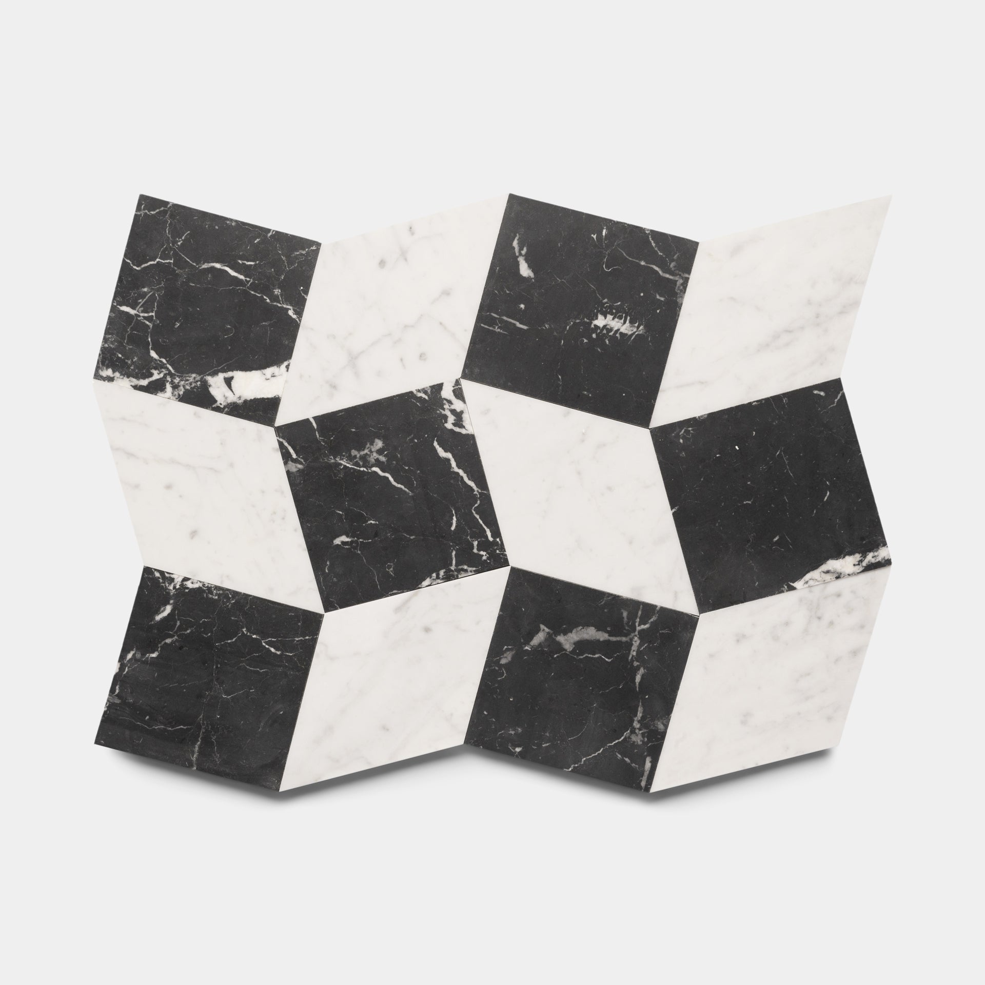Lombardy In Carrara Nero Marquina Marble