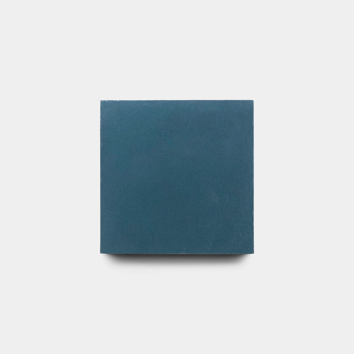 A single Midnight 4x4 sample tile by vendor-unknown, blue with a matte finish, centered on a plain white background.