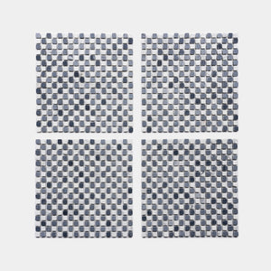 Mini Check in Carrara + Bardiglio Imperiale