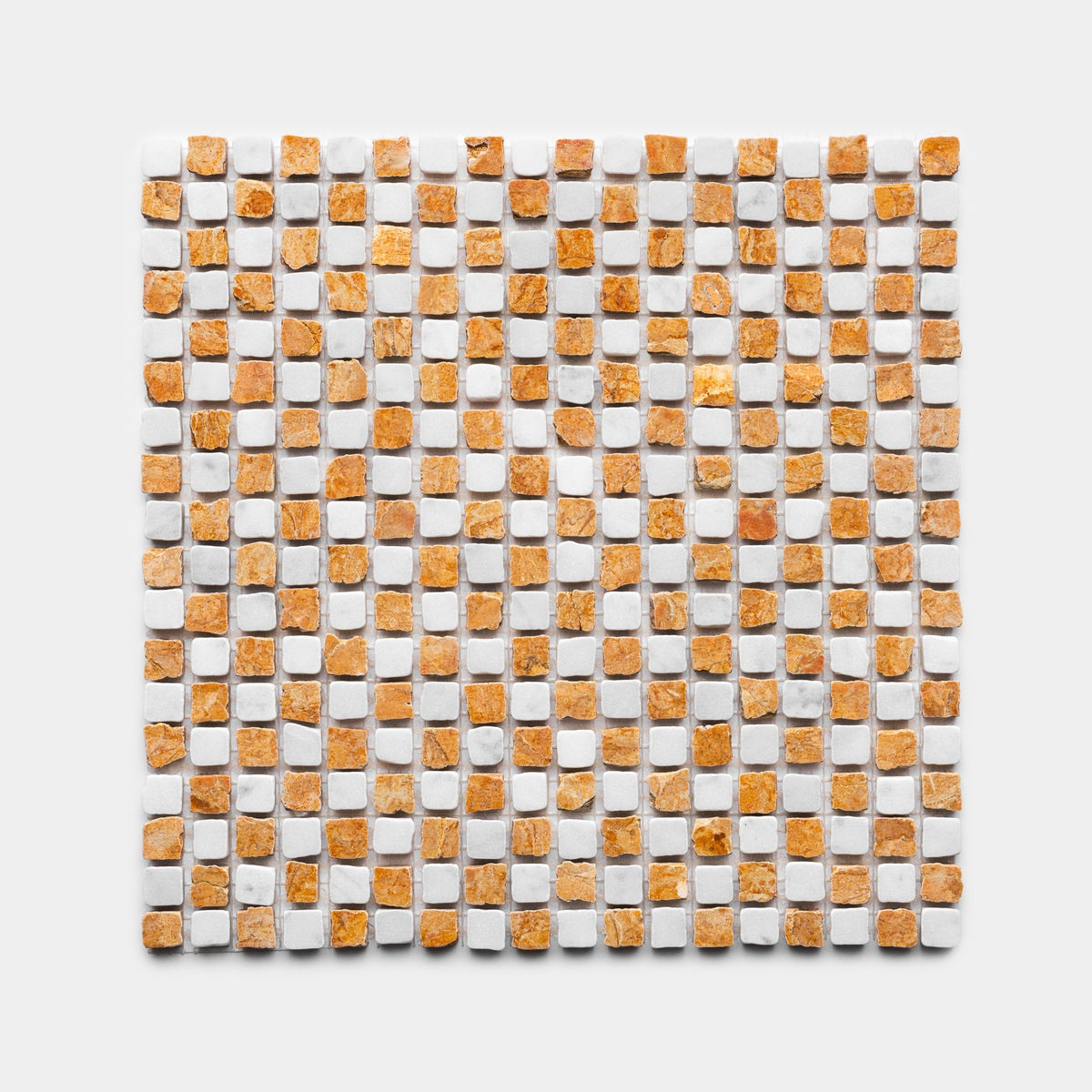 Mini Check in Carrara + Giallo Reale