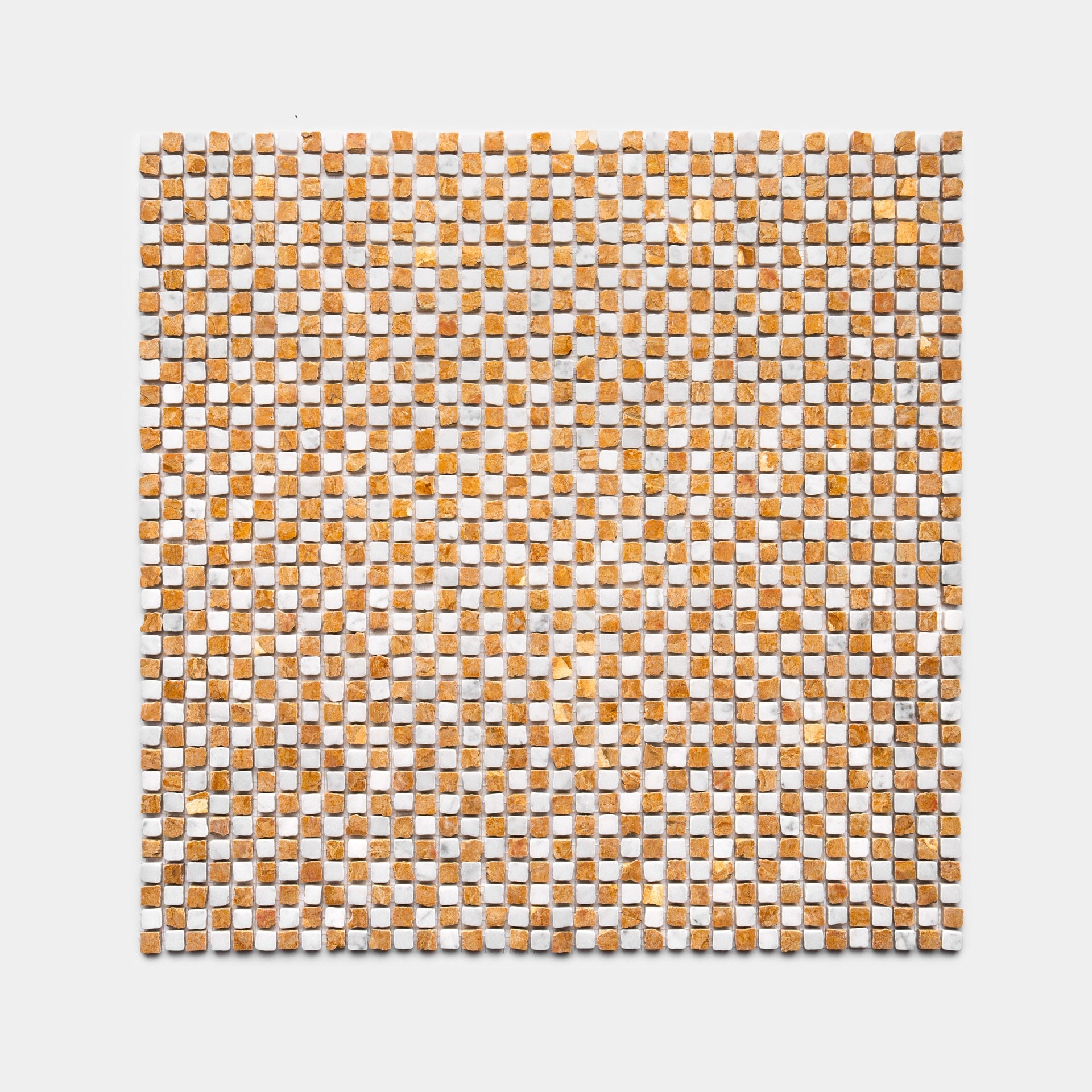 Mini Check in Carrara + Giallo Reale