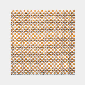 Mini Check in Carrara + Giallo Reale