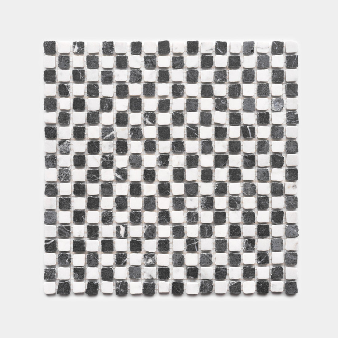 Mini Check in Carrara + Grigio Carnico