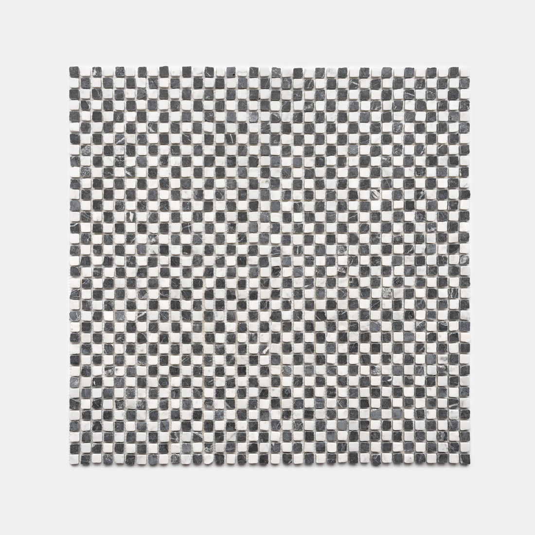 Mini Check in Carrara + Grigio Carnico