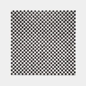 Mini Check in Carrara + Nero Marquina