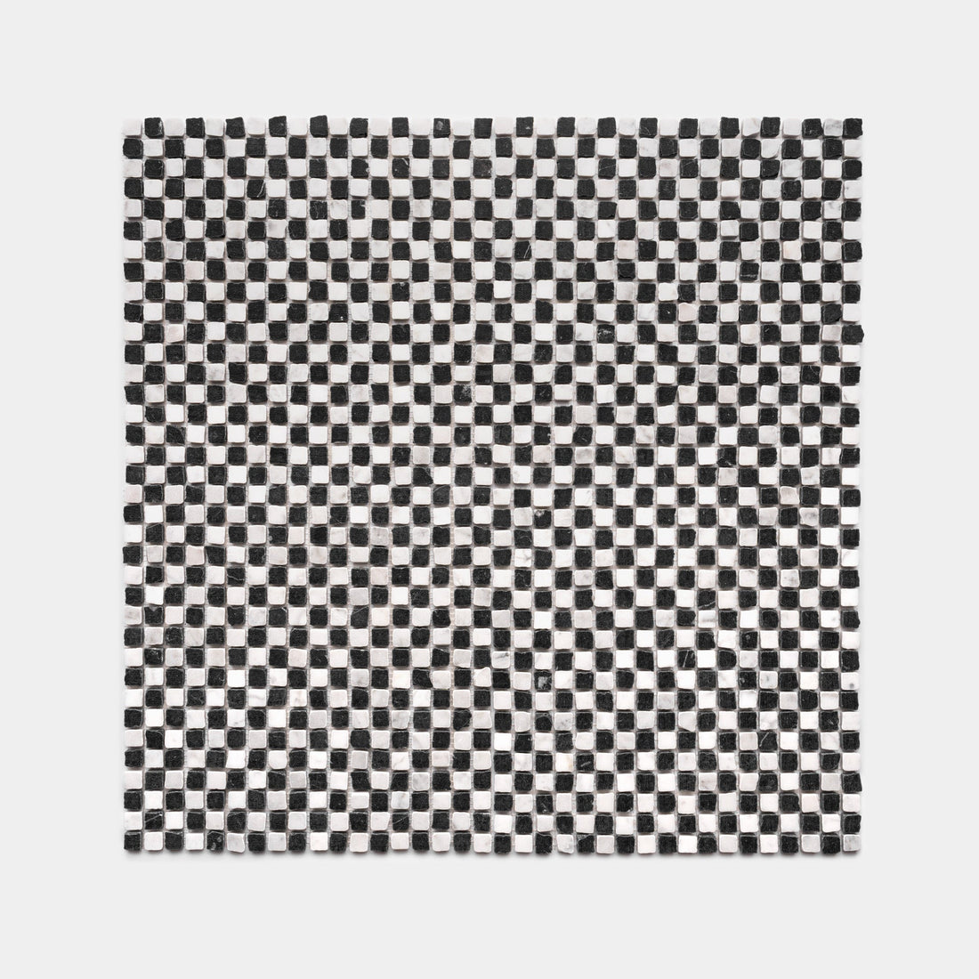 Mini Check in Carrara + Nero Marquina