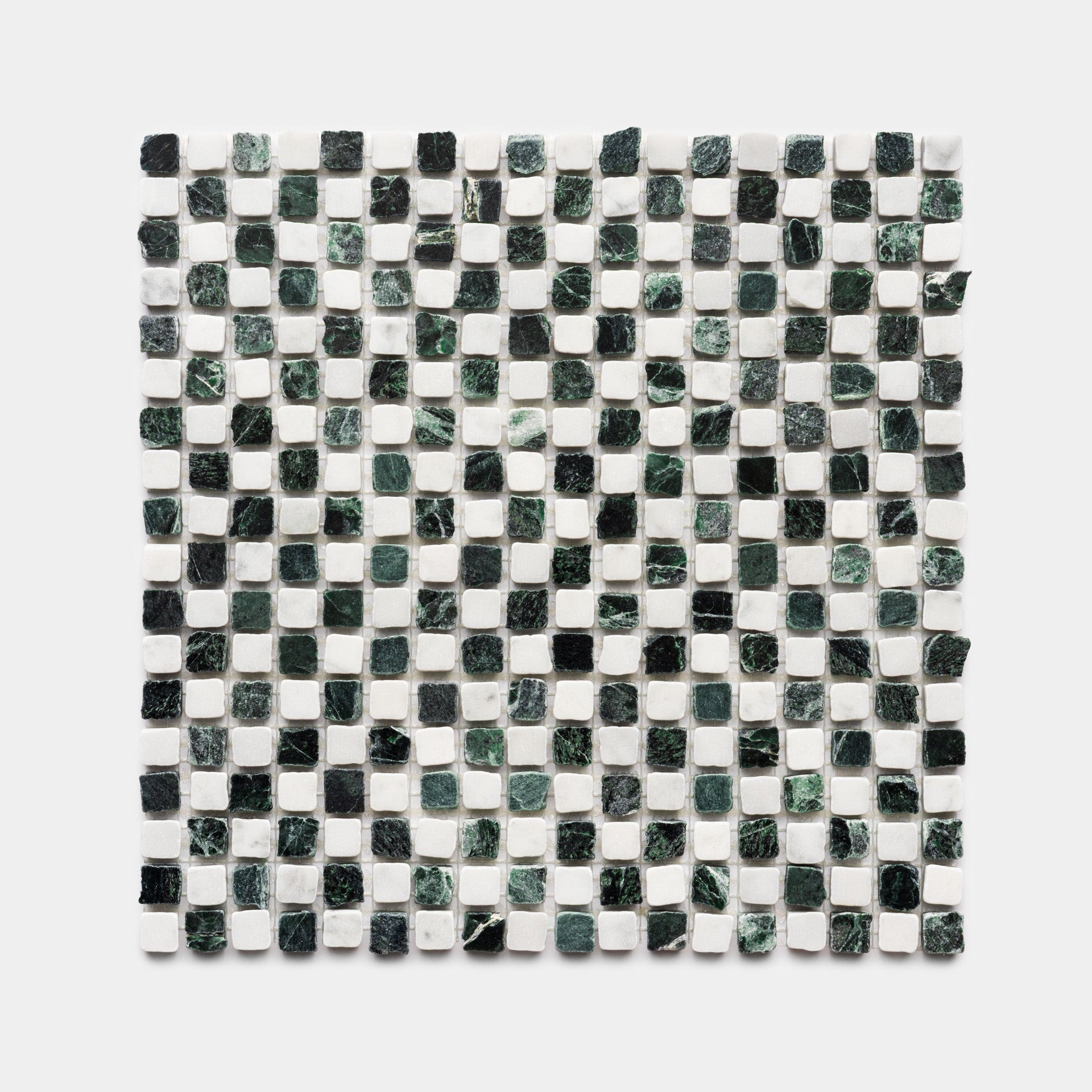 Mini Check in Carrara + Verde Alpi