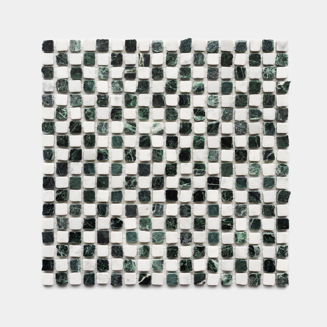 Mini Check in Carrara + Verde Alpi