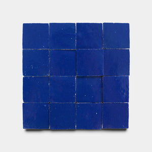 Moroccan Blue 2x2 Zellige
