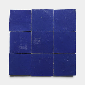 Moroccan Blue 4x4 Zellige