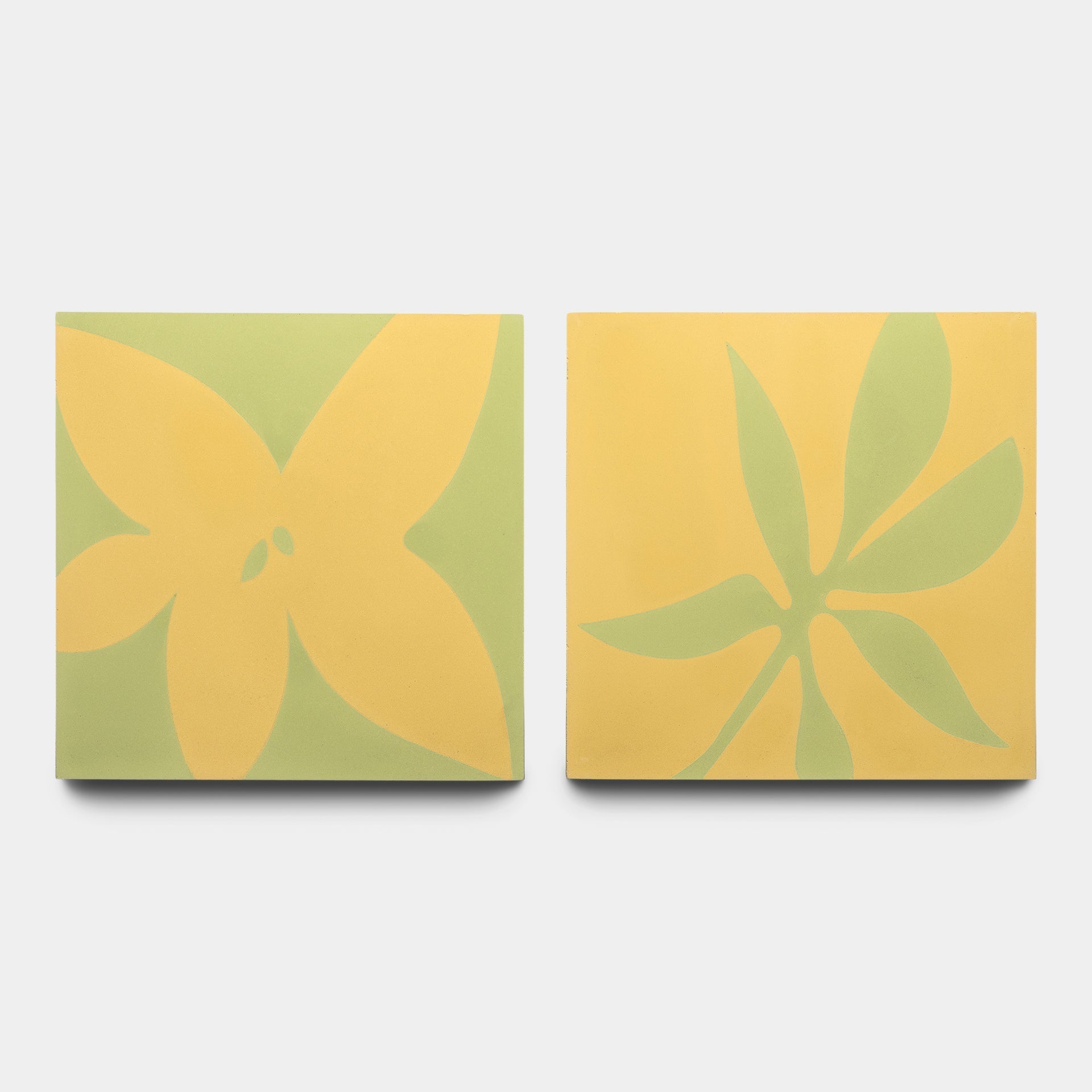 Flora 8x8 Set Mustard + Lemongrass