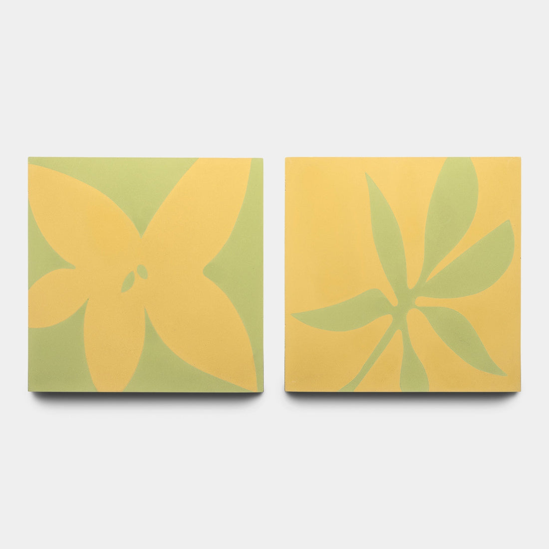 Flora 8x8 Set Mustard + Lemongrass