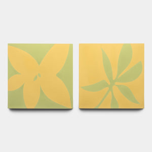 Flora 8x8 Set Mustard + Lemongrass