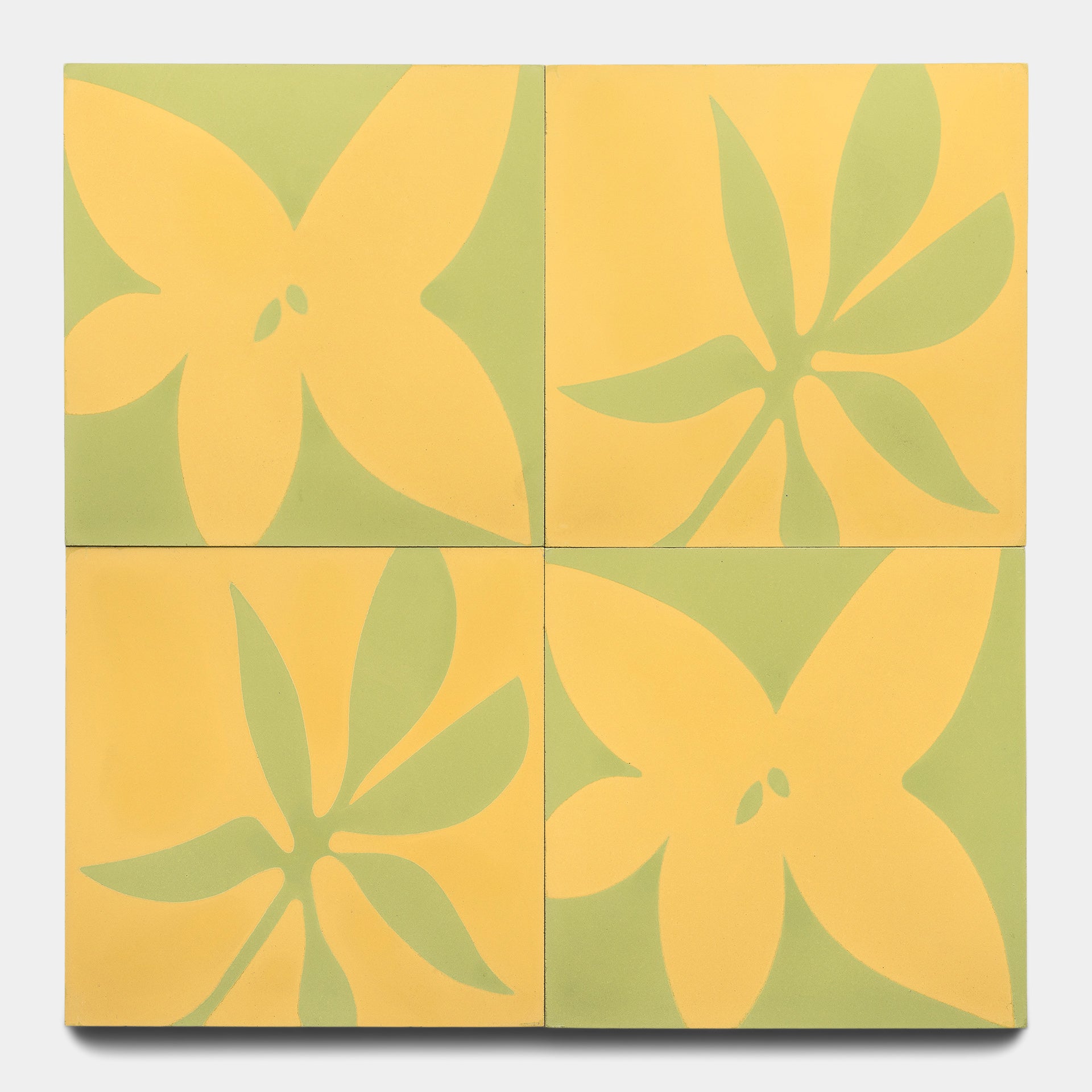 Flora 8x8 Set Mustard + Lemongrass