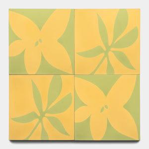 Flora 8x8 Set Mustard + Lemongrass