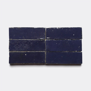 Night Blue 2x6 Zellige