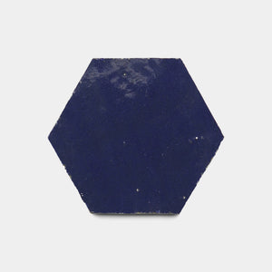 Night Blue Hex Zellige