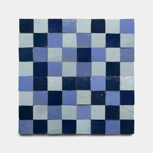 Night Blue Skylight Portuguese Blue Checkerboard Zellige