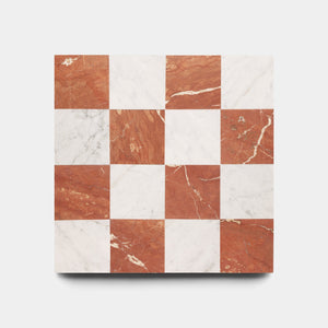 Piazzetta In Carrara Rosso Alicante Marble