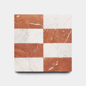 Piazzetta In Carrara Rosso Alicante Marble