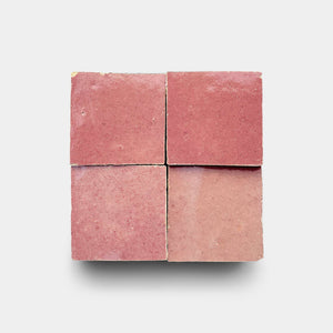 Pietro Pink 2x2 Zellige