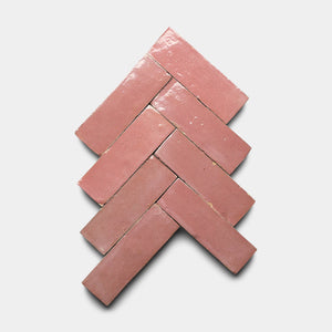 Pietro Pink 2x6 Zellige