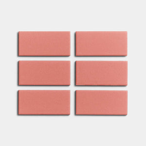 Ceramics - Pink Dahlia - 2x4