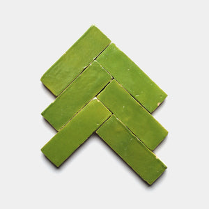 Prairie Green 2x6 Zellige