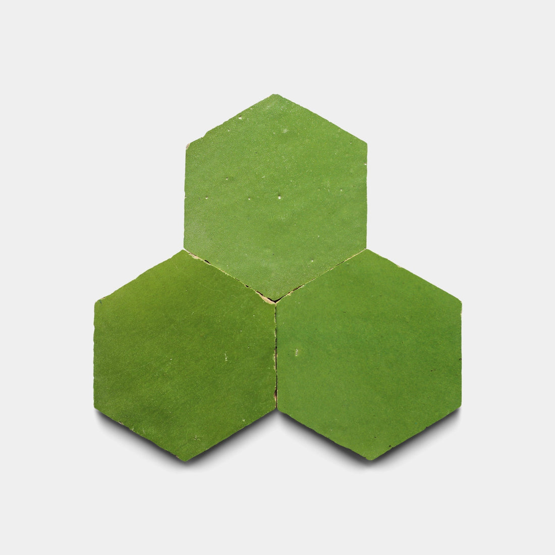 Prairie Green Hex Zellige