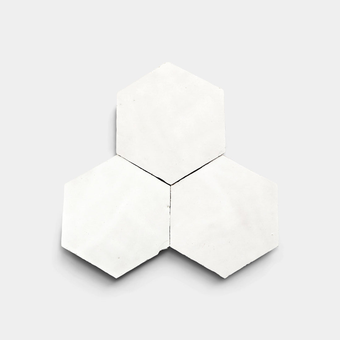 Pure White Hex Zellige