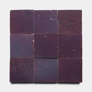 Purple Iris 4x4 Zellige