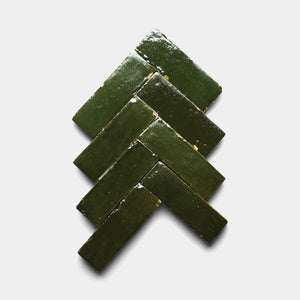 Racing Green 2x6 Zellige