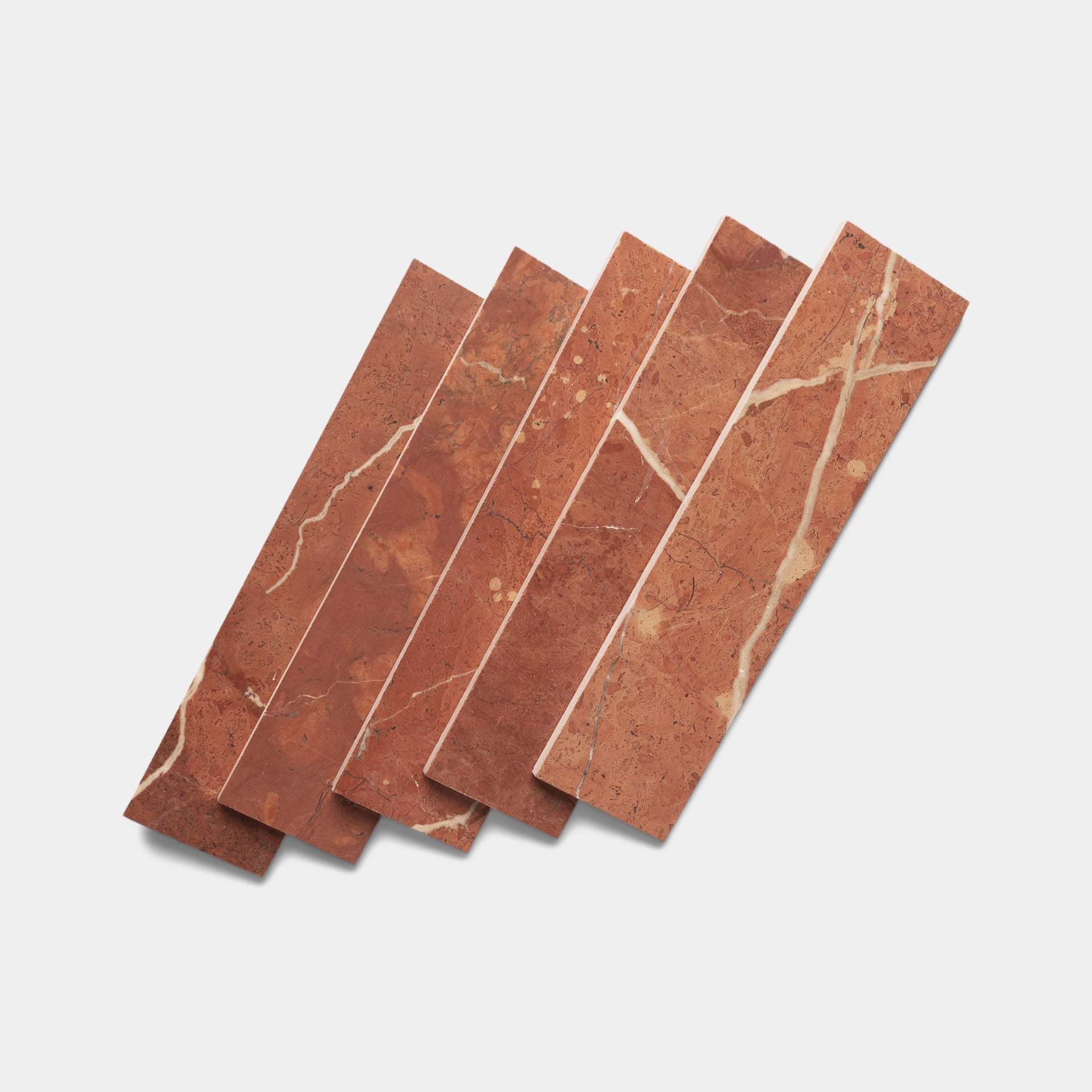 Rosso Alicante 3x12 Marble