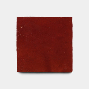 Rouge 4x4 Zellige
