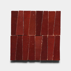 Rouge Trapezoid Zellige