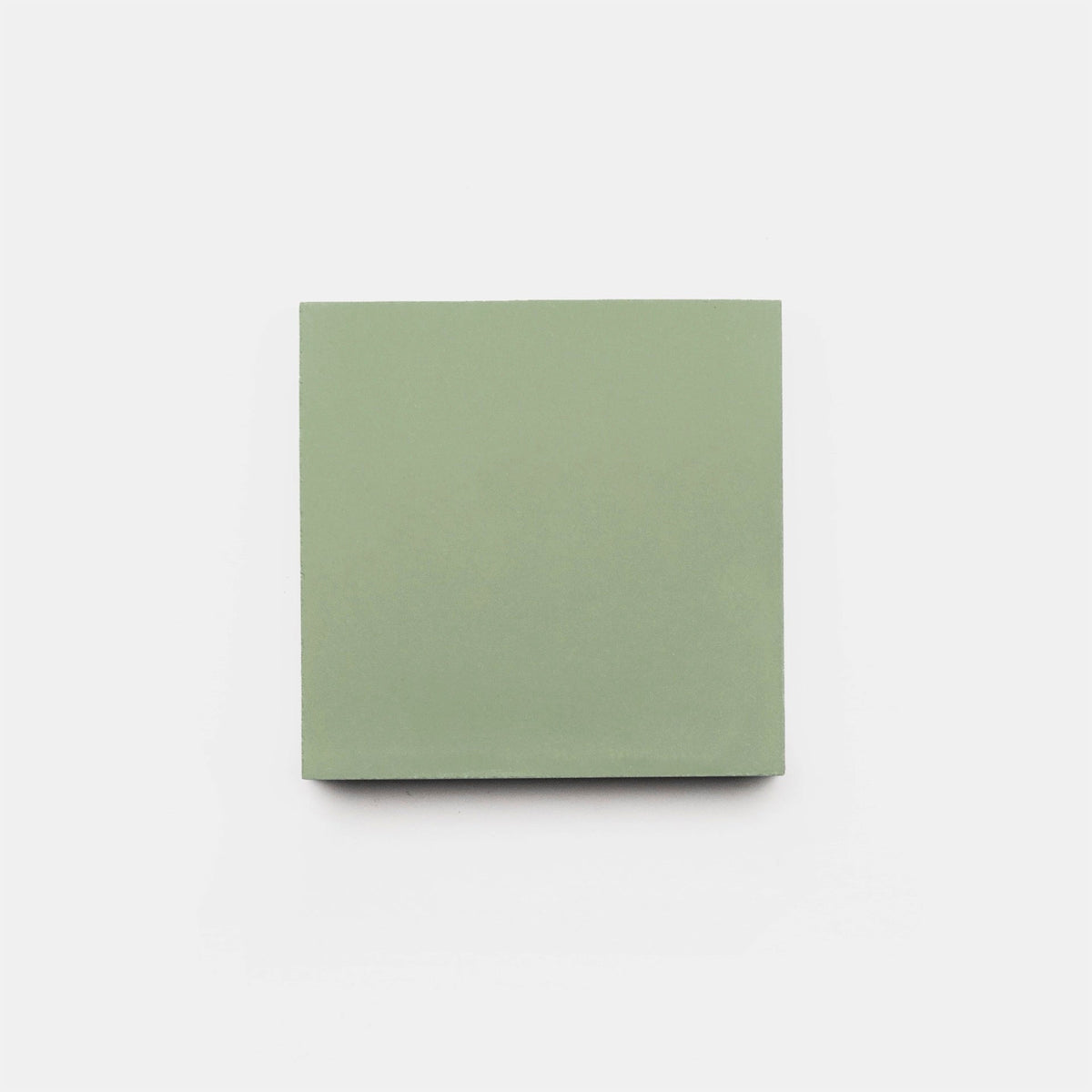 A single Saguaro 4x4 sample tile by vendor-unknown, in plain light green, is centered on a white background.