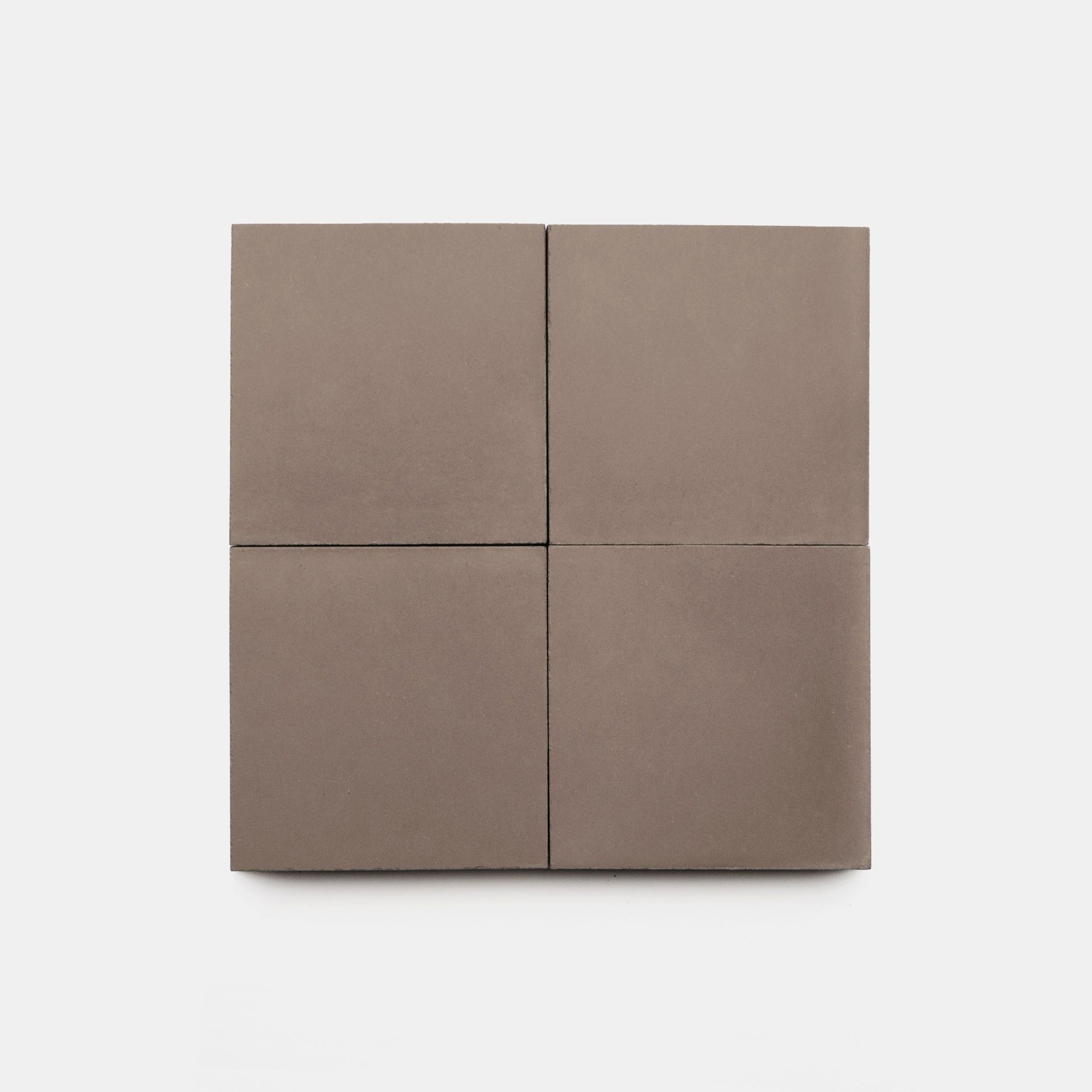 Taupe 4x4 Square Cement Tile – Zia Tile