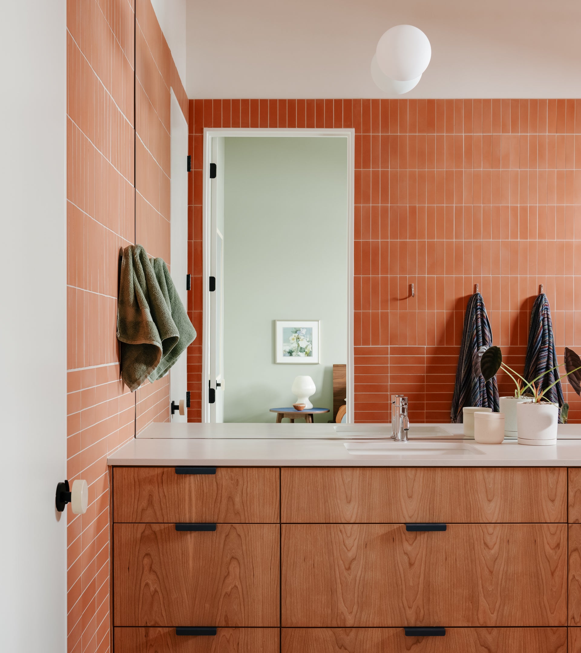 Terra Cotta 2x8 Subway Cement Tile – Zia Tile