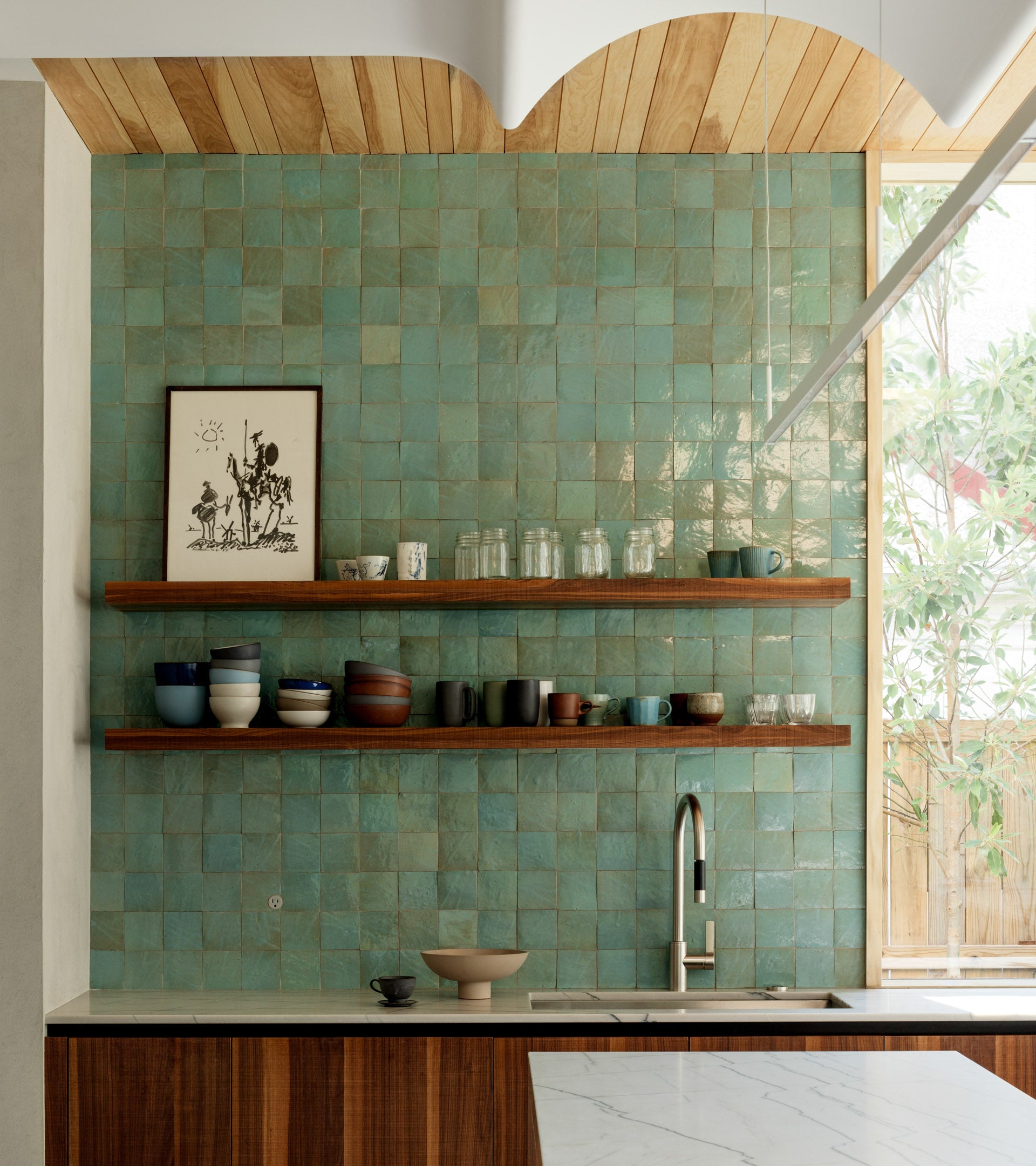Tidepool 4x4 Square Zellige – Zia Tile