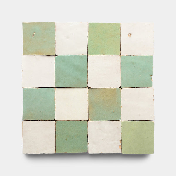 Tidepool + Casablanca Checkerboard – Zia Tile