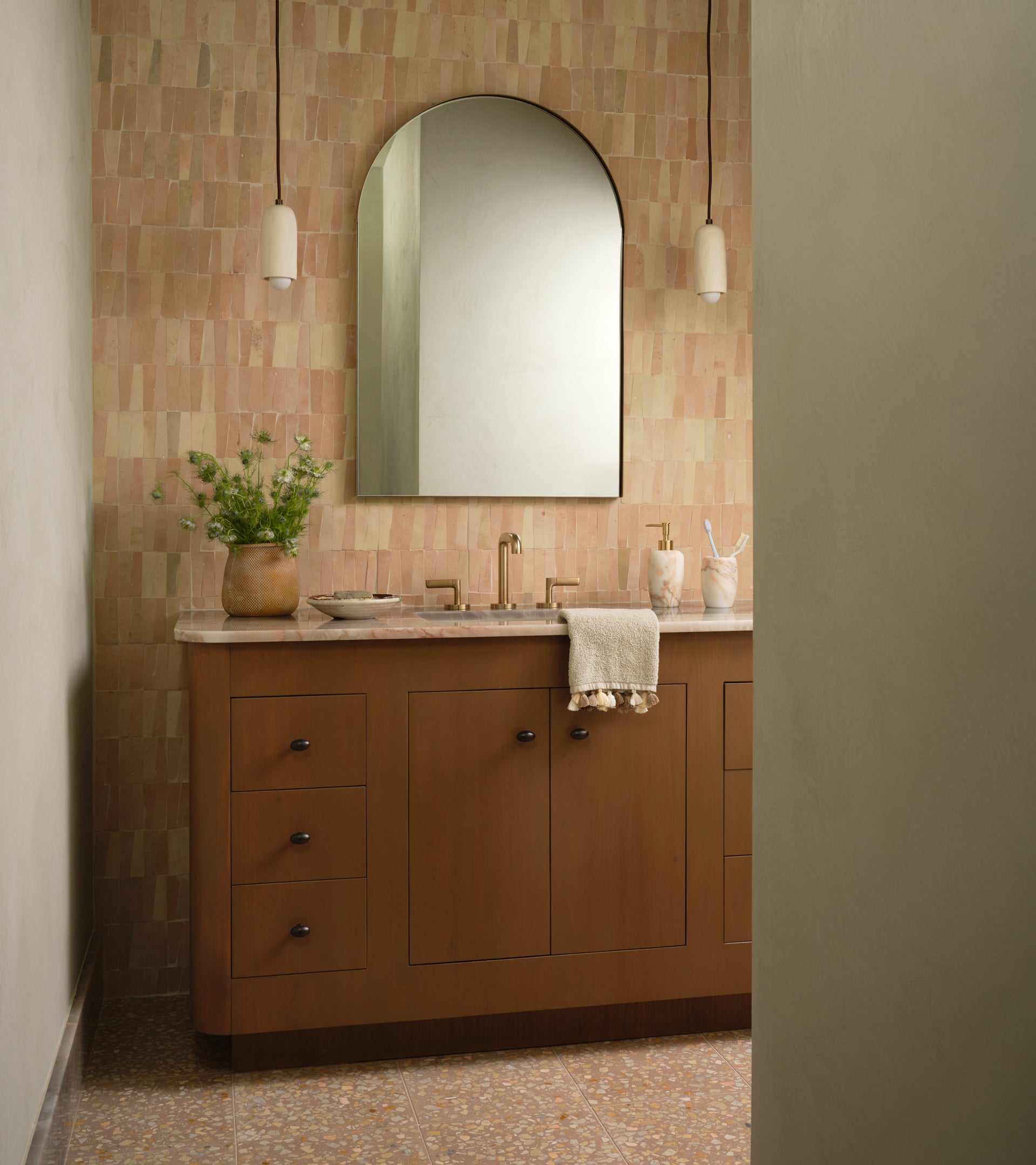 Unglazed Natural 1x4 Trapezoid Zellige – Zia Tile